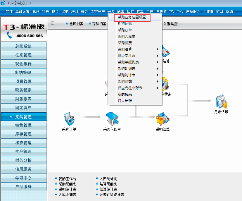用友T3標(biāo)準(zhǔn)版11.0如何設(shè)置采購訂單 用友T3標(biāo)準(zhǔn)版11.0如何設(shè)置采購訂單
